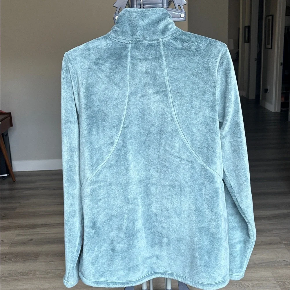 Athleta Karma Recover Stretch Full Zip Sage/Gray Jacket for Women (Medium) - Picture 8 of 9